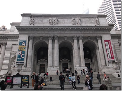 New York Public Library Entrance