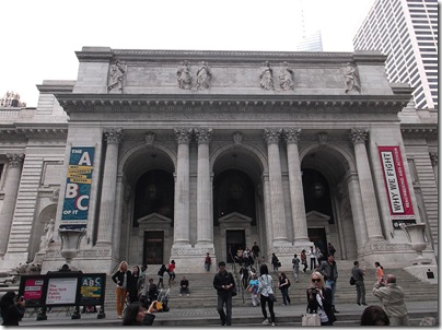 New York Public Library Entrance New York Public Library Entrance