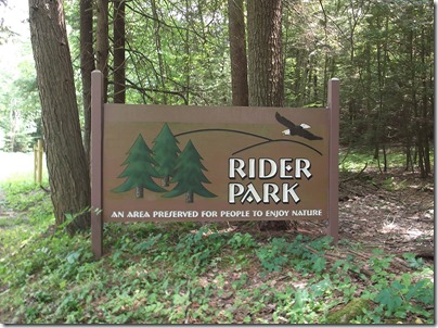 Rider Park Sign