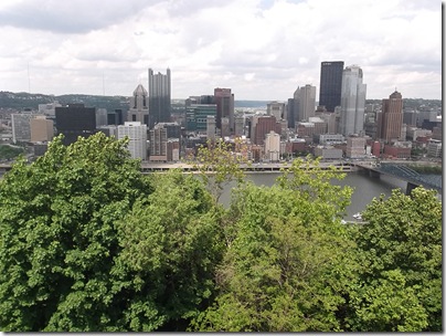 Pittsburgh Skyline With Trees