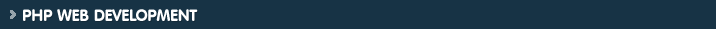 PHP Web Development