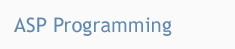 Active Server Pages Programming