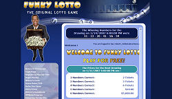 Funky Lotto - ASP web application using MySQL