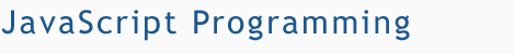 JavaScript Programming - Williamsport PA