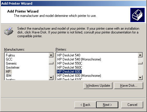 Install Printer Drivers